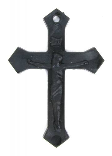 Plastic Crucifixes - 1 Dozen Black